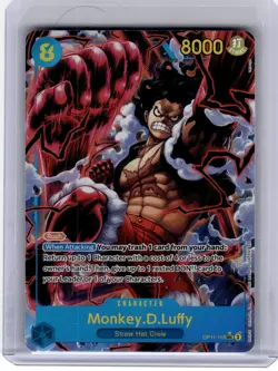 2025 One Piece Monkey.D.Luffy A Fist Of Divine Speed SEC #OP11-118 Alt Art - Image 1