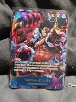 Monkey D. Luffy (Alt Art) OP11-118 SEC A Fist of Divine Speed ONE PIECE English - Image 2