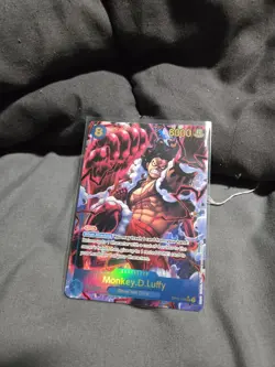 Monkey D. Luffy (Alt Art) OP11-118 SEC A Fist of Divine Speed ONE PIECE English - Image 3