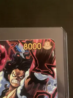 Monkey D. Luffy Alt Art OP11-118 SEC A Fist of Divine Speed ONE PIECE English - Image 3