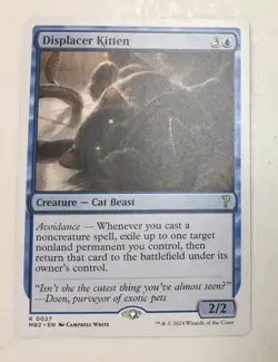 Displacer Kitten (White Border) Mystery Booster 2 Regular - Image 1