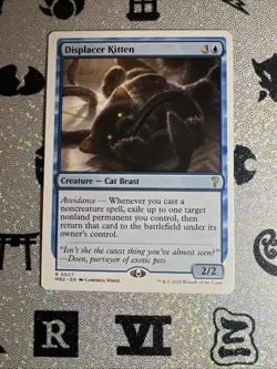 MTG - Displacer Kitten (White Border) Mystery Booster 2 Regular NM - Image 1