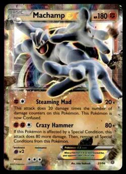Machamp EX Ultra Rare Holo XY - Ancient Origins 37/98 NM Pokemon TCG - Image 1