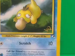 Misty's Psyduck - 54/132 - Pokemon (W) Gold Stamped Wizard World GYM Heroes - Image 3