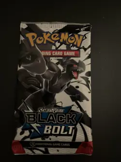 Heavy 22.71g Pokemon TCG SV 10.5 Black Bolt Booster Pack Sealed! - Image 2