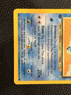 Pokemon - Neo Genesis - Wooper 82/111 - 1st Edition Condition (NM) - Image 3