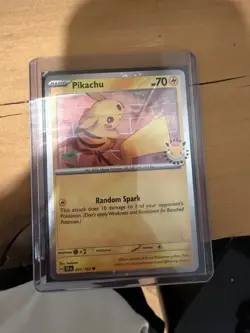 Pikachu 051 /162 Stamped 2026 Pokemon Day 30th Anniversary Promo NM WITH SWIRL - Image 1