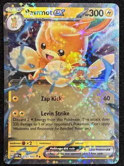 Pawmot ex 073/197 Paldea Adventure Chest Promo NM Cosmo Holo Pokemon. TCG - Image 1