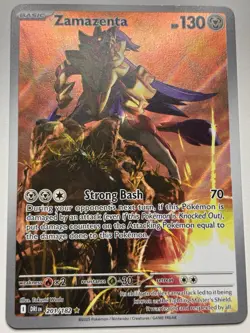 Zamazenta 201/182 SV10 Destined Rivals Holo Rare - Pokemon TCG Near Mint - Image 1