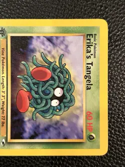 Pokemon TCG Erika's Tangela 79/132 1st Edition Gym Heroes LP - Image 2