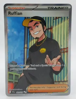 Pokemon Card Ruffian 181/159 Full Art Ultra Rare Journey Together - Image 1