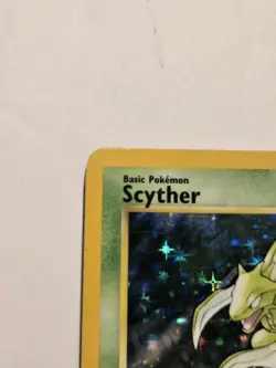 Pokemon Scyther TCG 1st Edition Holo Card 10/64 Jungle Set Rare - Image 2