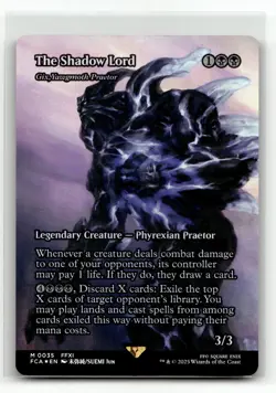 The Shadow Lord - Gix, Yawgmoth Praetor (Showcase) 35 Foil M FINAL FANTASY: Thro - Image 1