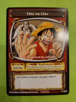 LP Luffy Strawhats Te119 One Piece Tcg Ccg Bandai 2006 English Cool Anime - Image 1
