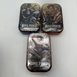 ONE PIECE CARD GAME - TIN PACK SET Of 3 VOL. 2 - Image 1
