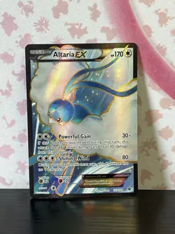 Pokemon TCG Altaria EX (Full Art) 123/124 Fates Collide Holo Nintendo 2016 LP - Image 1