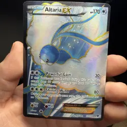 Pokemon TCG Altaria EX (Full Art) 123/124 Fates Collide Holo Nintendo 2016 LP - Image 1