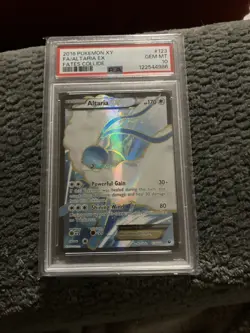 Pokemon TCG Altaria EX Card 123/124 XY Fates Collide Full Art PSA 10 . Pop 141 - Image 1