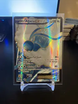 Pokemon TCG Altaria-EX Fates Collide Holo Card 123/124 Full Art Ultra Rare - Image 1