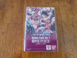 One Piece Card Game A Fist of Divine Speed Double Pack Set 7 DP-07, New, Sealed - Image 1
