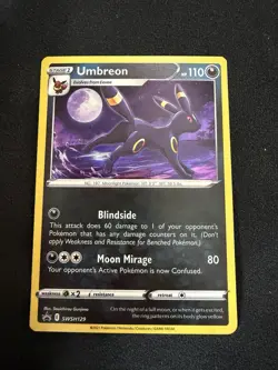Umbreon - SWSH129 - Pokemon Sword & Shield Promo Ultra Rare Holo Card NM - Image 1
