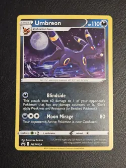 Umbreon - SWSH129 - Pokemon Sword & Shield Promo Holo Card NM - Image 2
