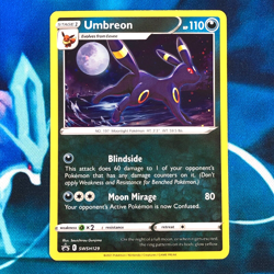 Umbreon - SWSH129 - Black Star Holo Rare Promo - Pokemon Card - NM - Image 1