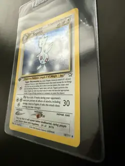 Togetic 16/111 Neo Genesis 1st Edition Holo Rare Pokemon TCG - LP - Image 2