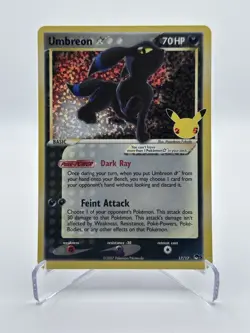 Umbreon Star 17/17 Celebrations: Classic Collection - Pokemon Card - NM - Image 1