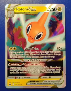 2023 Rotom VSTAR 046/159 Crown Zenith Ultra Rare Holo Pokemon TCG Card NM - Image 1