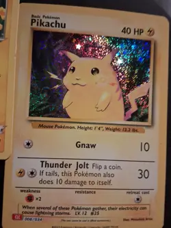Pikachu Holo 008/034 English Pokemon Trading Card Game Classic 2023 - Image 1
