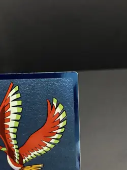 Pokemon Vintage 2000 Japanese Meiji Blue Foil Promo HO-OH / HOUOU Card - Image 2