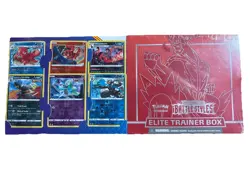 Pokemon Sword & Shield Battle Styles Elite Trainer Box Cards + 6 Bonus Promos - Image 1
