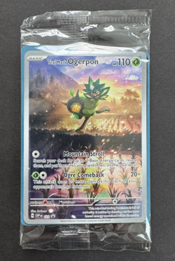 Pokemon Teal Mask Ogerpon 123 Sv: Scarlet & Violet Promo Cards Holo - Sealed - Image 1