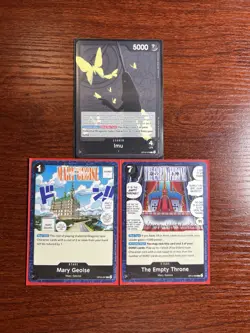 One Piece Card Game - COMPLETE tournament winning IMU DECK + 10 foil don - Image 3