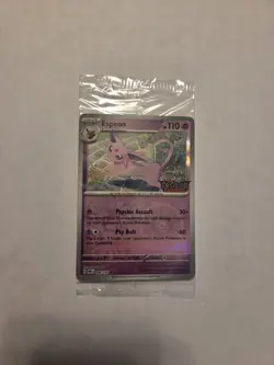SEALED Pokemon Espeon 086/197 Obsidian Flames Best Buy Promo Card - Image 1