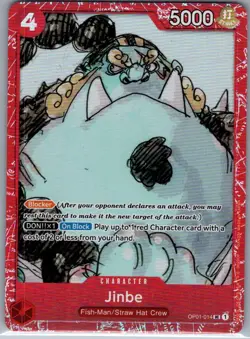 Jinbe Premium Card Collection FILM RED OP01-014 - One Piece Card Game - NM - Image 1