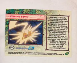 Electric Battle Pokemon the Movie 2000 Topps Pokemon Card LP - Image 2