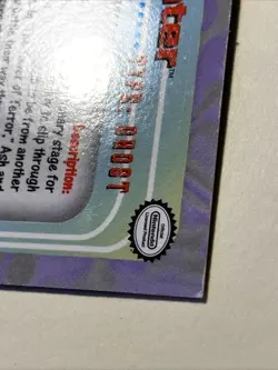 HAUNTER #93 Pokemon Card TCG FOIL Topps TV Animation - Image 3