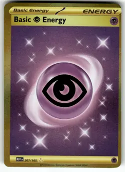 Basic Psychic Energy - 207/165 (MISCUT) Scarlet & Violet 151 NM- Pokemon Card - Image 1