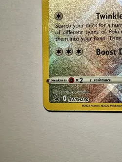 Radiant Eevee SWSH230 SWSH: Sword & Shield Black Star Promo Pokemon Card NM - Image 4