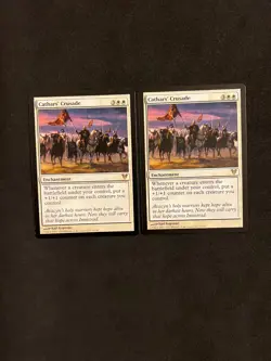 Cathars' Crusade x2 [Avacyn Restored] Magic MTG Cards LP/MP - Image 1