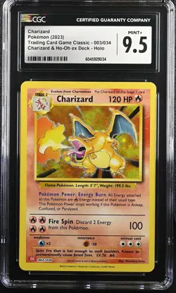 Pokemon TCG: 2023 Trading Card Game Classic #003/034 Charizard CGC 9.5 - Image 1