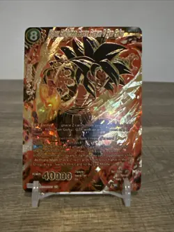 Dragon Ball Super Card Game Hyper Evolution Super Saiyan 4 Son Goku BT13-123 Scr - Image 1