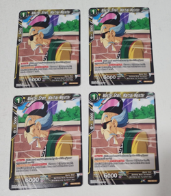 Dragon Ball Super Card Game Master Shen Martial Meister TB2-063 UC LP x4 Playset - Image 1