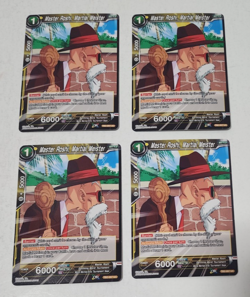 Dragon Ball Super Card Game Master Roshi Martial Meister TB2-057 UC x4 Playset - Image 1