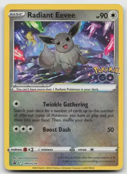 Radiant Eevee Promo Holofoil SWSH: Sword & Shield Promo Cards SWSH230 NM - Image 1