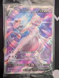 Pokemon TCG: Mewtwo V SWSH229 Sword & Shield Black Star Promo Card SEALED NM - Image 1