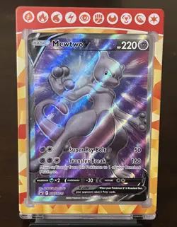 SWSH: Sword & Shield Promo Cards #SWSH229 Mewtwo V NM Pokemon Card - Image 1