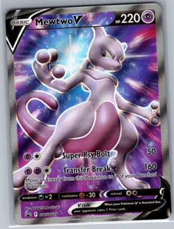 Mewtwo V SWSH229 SWSH: Sword & Shield Promo Cards - Pokemon Card - NM - Image 1